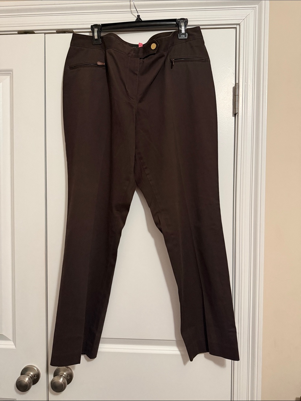 Talbots Signature Brown Women's Dress Pants - Straight Leg